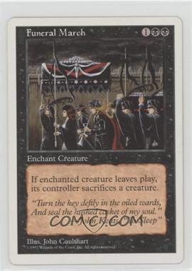 1997 Magic: The Gathering - 5th Edition - [Base] #_FUMA - Funeral March