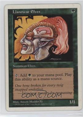 1997 Magic: The Gathering - 5th Edition - [Base] #_LLEL - Llanowar Elves