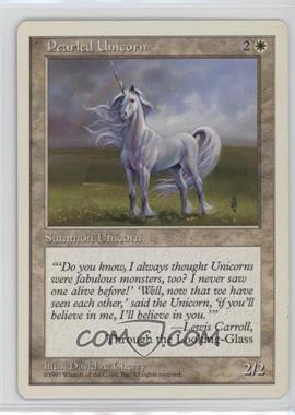 1997 Magic: The Gathering - 5th Edition - [Base] #_PEUN - Pearled Unicorn