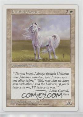 1997 Magic: The Gathering - 5th Edition - [Base] #_PEUN - Pearled Unicorn