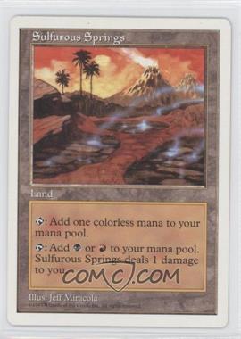 1997 Magic: The Gathering - 5th Edition - [Base] #_SUSP - Sulfurous Springs