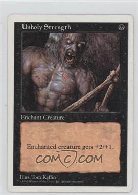 1997 Magic: The Gathering - 5th Edition - [Base] #_UNST - Unholy Strength