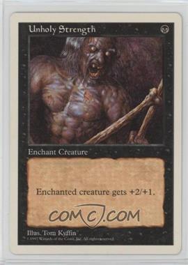 1997 Magic: The Gathering - 5th Edition - [Base] #_UNST - Unholy Strength