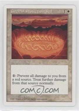1997 Magic: The Gathering - 5th Edition - [Base] #CPRE - Circle of Protection: Red