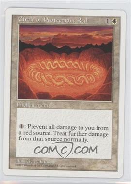 1997 Magic: The Gathering - 5th Edition - [Base] #CPRE - Circle of Protection: Red