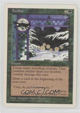 1997 Magic: The Gathering - 5th Edition - [Base] #FOXF - Foxfire