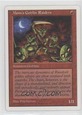 1997 Magic: The Gathering - 5th Edition - [Base] #MGRA - Mons's Goblin Raiders