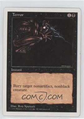 1997 Magic: The Gathering - 5th Edition - [Base] #TERR - Terror [Noted]