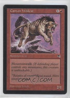 1997 Magic: The Gathering - Tempest - [Base] #_CAWI - Canyon Wildcat