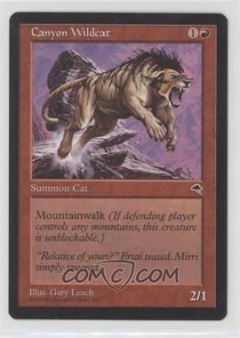 1997 Magic: The Gathering - Tempest - [Base] #_CAWI - Canyon Wildcat