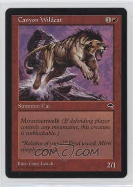 1997 Magic: The Gathering - Tempest - [Base] #_CAWI - Canyon Wildcat