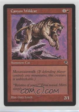 1997 Magic: The Gathering - Tempest - [Base] #_CAWI - Canyon Wildcat