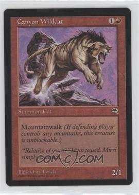 1997 Magic: The Gathering - Tempest - [Base] #_CAWI - Canyon Wildcat