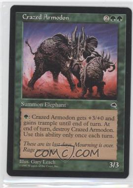 1997 Magic: The Gathering - Tempest - [Base] #_CRAR - Crazed Armodon