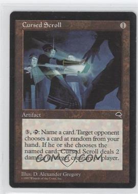 1997 Magic: The Gathering - Tempest - [Base] #_CUSC - Cursed Scroll