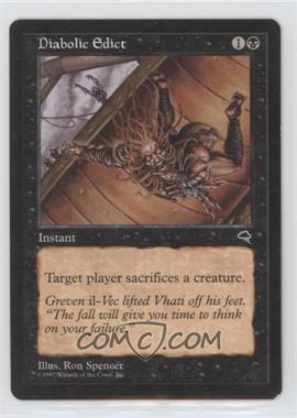 1997 Magic: The Gathering - Tempest - [Base] #_DIED - Diabolic Edict