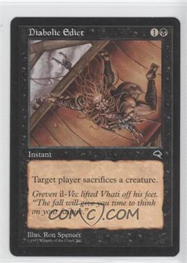 1997 Magic: The Gathering - Tempest - [Base] #_DIED - Diabolic Edict