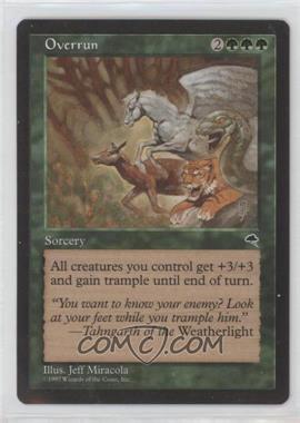 1997 Magic: The Gathering - Tempest - [Base] #_OVER - Overrun