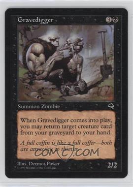 1997 Magic: The Gathering - Tempest - [Base] #GRAV - Gravedigger