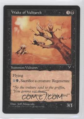 1997 Magic: The Gathering - Visions - [Base] #WAVU - Wake of Vultures