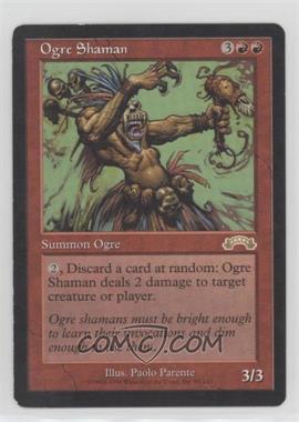 1998 Magic: The Gathering - Exodus - [Base] #91 - Ogre Shaman [Good to VG‑EX]