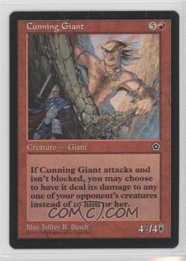 1998 Magic: The Gathering - Portal - Starter Set 2nd Age #_CUGI - Cunning Giant