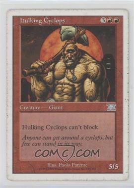 1999 Magic: The Gathering - 6th Edition - [Base] #189 - Hulking Cyclops