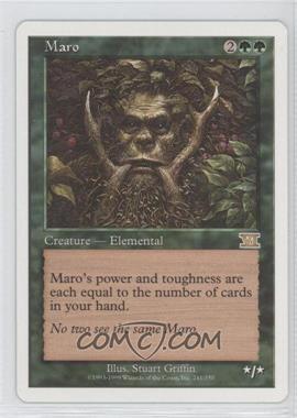 1999 Magic: The Gathering - 6th Edition - [Base] #241 - Maro