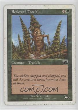 1999 Magic: The Gathering - 6th Edition - [Base] #247 - Redwood Treefolk