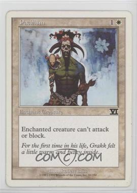 1999 Magic: The Gathering - 6th Edition - [Base] #33 - Pacifism