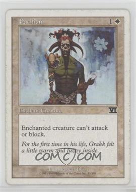 1999 Magic: The Gathering - 6th Edition - [Base] #33 - Pacifism