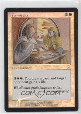 1999 Magic: The Gathering - Mercadian Masques - [Base] - Foil #3 - Armistice [Noted]