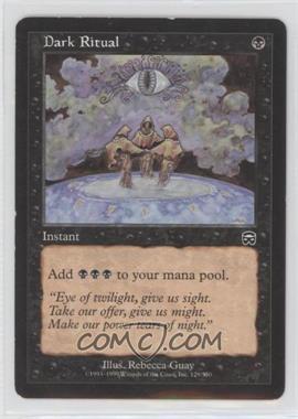 1999 Magic: The Gathering - Mercadian Masques - [Base] #129 - Dark Ritual