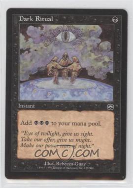 1999 Magic: The Gathering - Mercadian Masques - [Base] #129 - Dark Ritual