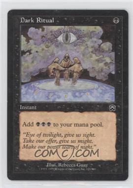 1999 Magic: The Gathering - Mercadian Masques - [Base] #129 - Dark Ritual