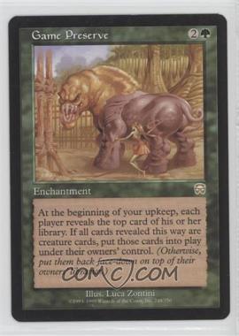 1999 Magic: The Gathering - Mercadian Masques - [Base] #248 - Game Preserve