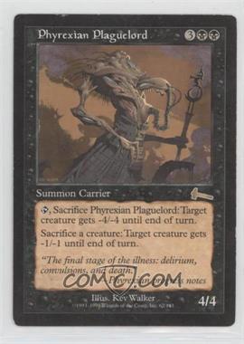 1999 Magic: The Gathering - Urza's Legacy - [Base] #62 - Phyrexian Plaguelord [Good to VG‑EX]