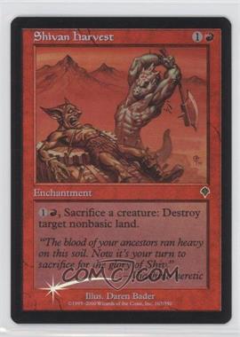 2000 Magic: The Gathering - Invasion - [Base] - Foil #167 - Shivan Harvest