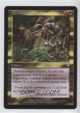 2000 Magic: The Gathering - Invasion - [Base] - Foil #231 - Artifact Mutation