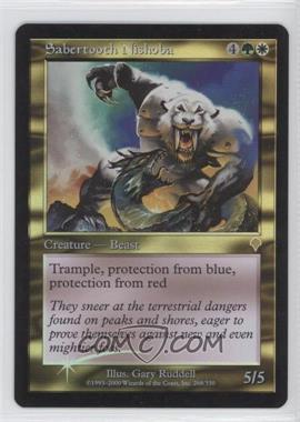 2000 Magic: The Gathering - Invasion - [Base] - Foil #268 - Sabertooth Nishoba