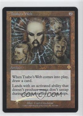 2000 Magic: The Gathering - Invasion - [Base] - Foil #317 - Tsabo's Web