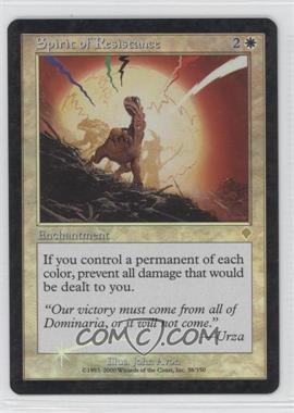 2000 Magic: The Gathering - Invasion - [Base] - Foil #38 - Spirit of Resistance