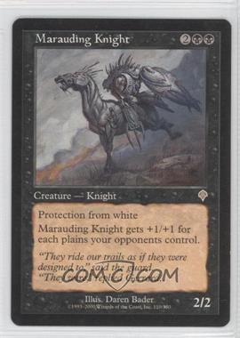 2000 Magic: The Gathering - Invasion - [Base] #110 - Marauding Knight
