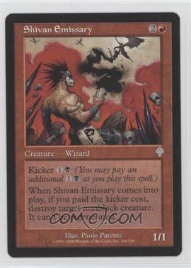 2000 Magic: The Gathering - Invasion - [Base] #166 - Shivan Emissary