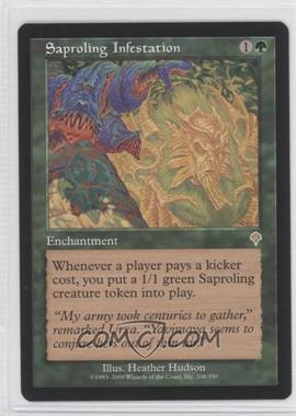 2000 Magic: The Gathering - Invasion - [Base] #208 - Saproling Infestation