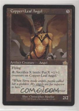 2000 Magic: The Gathering - Prophecy - [Base] #137 - Copper-Leaf Angel