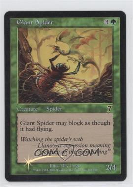 2001 Magic: The Gathering - Core Set: 7th Edition - [Base] - Foil #249 - Giant Spider