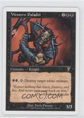 2001 Magic: The Gathering - Core Set: 7th Edition - [Base] #170 - Western Paladin