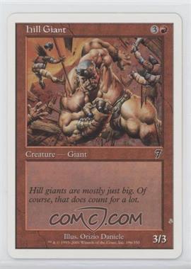 2001 Magic: The Gathering - Core Set: 7th Edition - [Base] #196 - Hill Giant