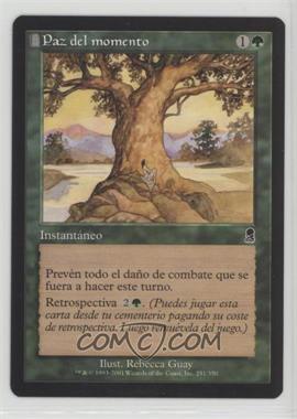 2001 Magic: The Gathering - Odyssey - [Base] - Spanish #251 - Moment's Peace